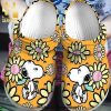 Snoopy Gifts Gift For Fan Classic Water All Over Printed Crocband Crocs