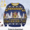 Ballet Pointe Pattern Knit Christmas Sweater