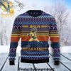 Baseball Pattern Santa Claus Xmas Gifts Full Printed Wool Ugly Christmas Sweater