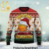 Basketball All Over Printed Christmas Knitted Wool Sweater