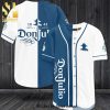 Domino’s Pizza All Over Print Baseball Jersey – Blue