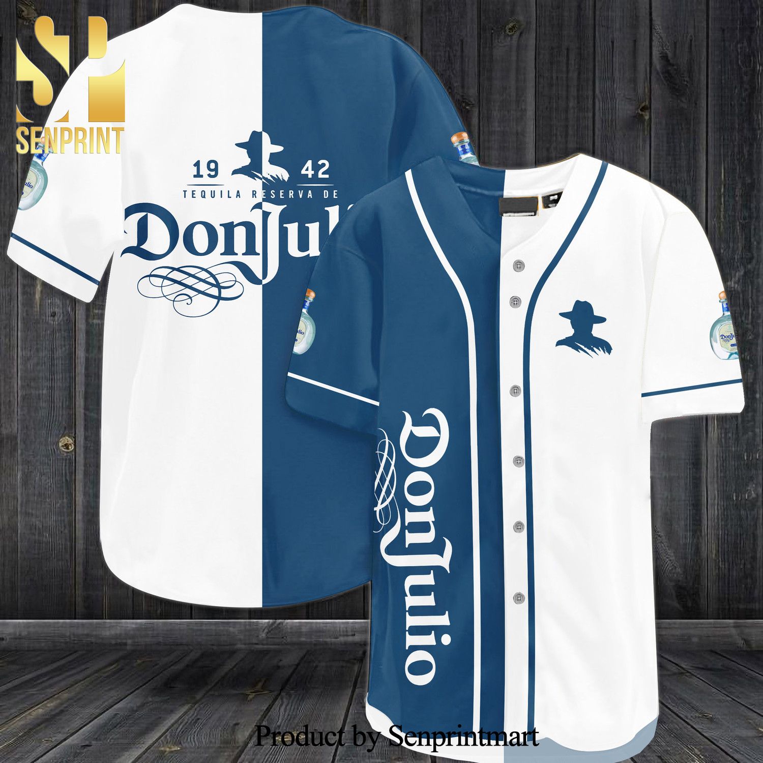 Don Julio Tequila 1942 All Over Print Baseball Jersey