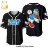 Donald Duck Disney Cartoon Graphics All Over Print Unisex Baseball Jersey – White