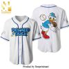 Donald Duck The Batter All Over Print Baseball Jersey – Blue