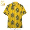 Houston Texans Full Printing Flowery Short Sleeve Dress Shirt Hawaiian Summer Aloha Beach Shirt – Navy