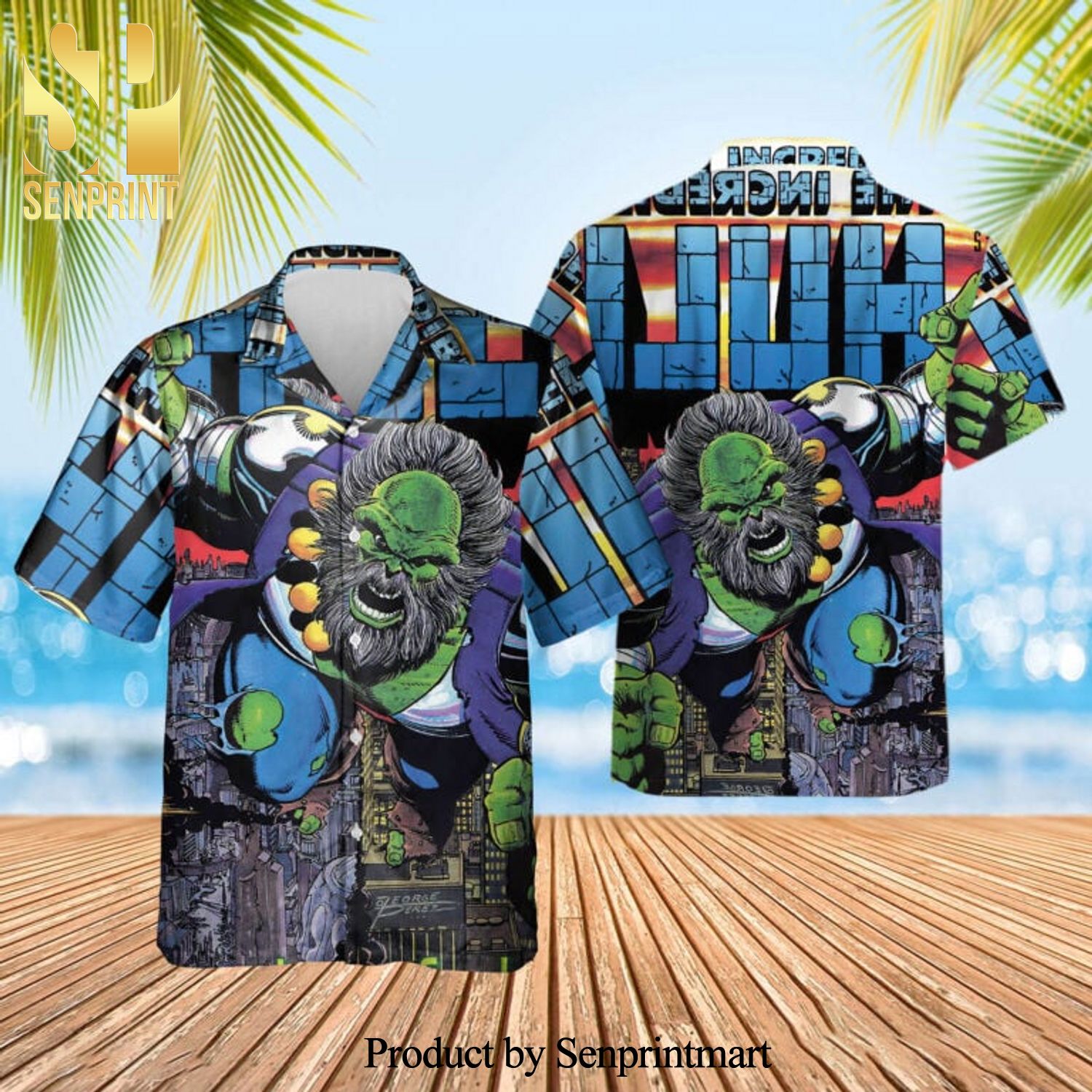 Incredible Hulk Future Imperfect Full Printing Combo Hawaiian Shirt And Beach Shorts