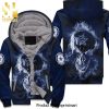 Dallas Cowboys Skull Nfl Fan Hot Version All Over Printed Unisex Fleece Hoodie
