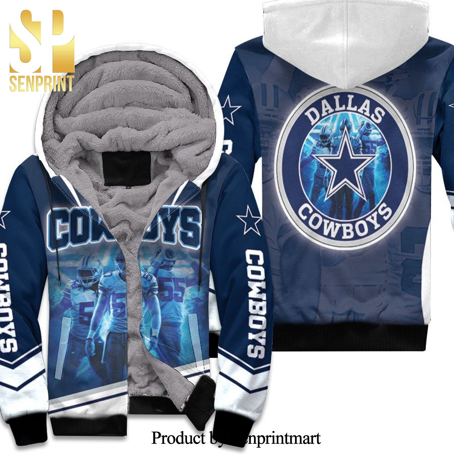Dallas Cowboys Super Bowl Nfc East Division Hot Fashion Unisex Fleece Hoodie