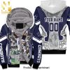 Dallas Cowboys Triplets Emmitt Smith 22 Troy Aikman 8 Michael Irvin 88 Personalized Street Style Unisex Fleece Hoodie