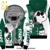 Dallas Stars Snoopy Awesome Outfit Unisex Fleece Hoodie