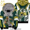 David Bakhtiari 69 Green Bay Packers NFC North Champions Super Bowl Personalized Hot Version All Over Printed Unisex Fleece Hoodie