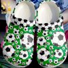 Soccer Pattern American flag Street Style Crocs Crocband Clog