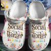 Social Worker Rainbow People Gift For Lover New Outfit Classic Crocs Crocband Clog