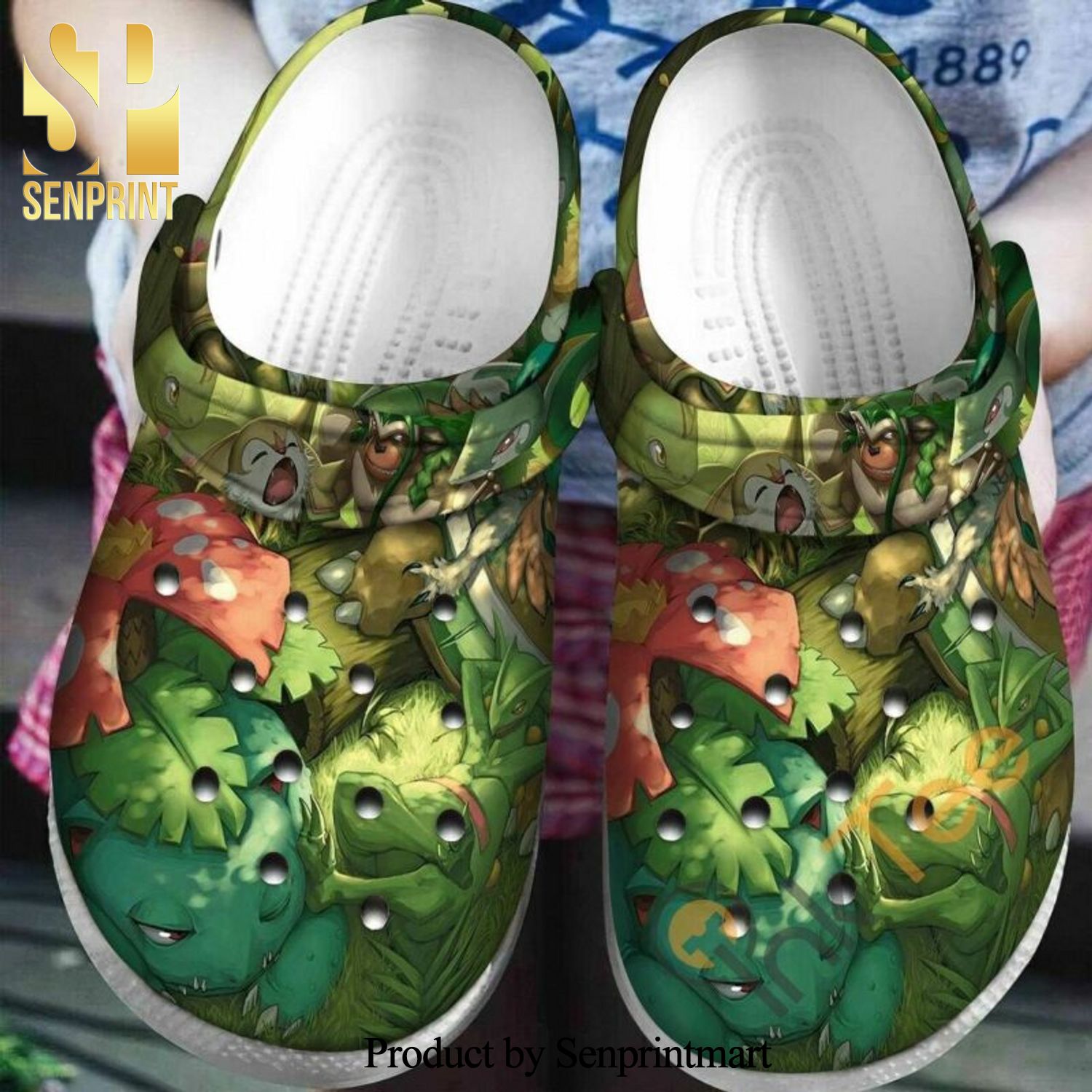 Solar Beam Pokemon 102 Gift For Lover Street Style Crocs Crocband Clog