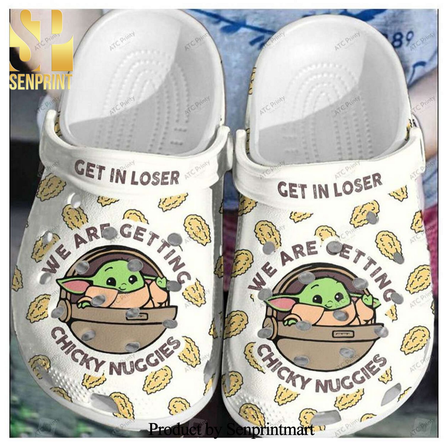 Special Yoda Chicky Nuggies Hypebeast Fashion Crocs Crocband Clog