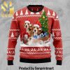 Beagle Dog Xmas Time Ugly Christmas Wool Knitted Sweater