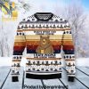 Bear I Hate People Wool Blend Ugly Knit Christmas Sweater