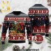 Believe In Bigfoot Squat Xmas Gifts Full Printed Wool Ugly Christmas Sweater