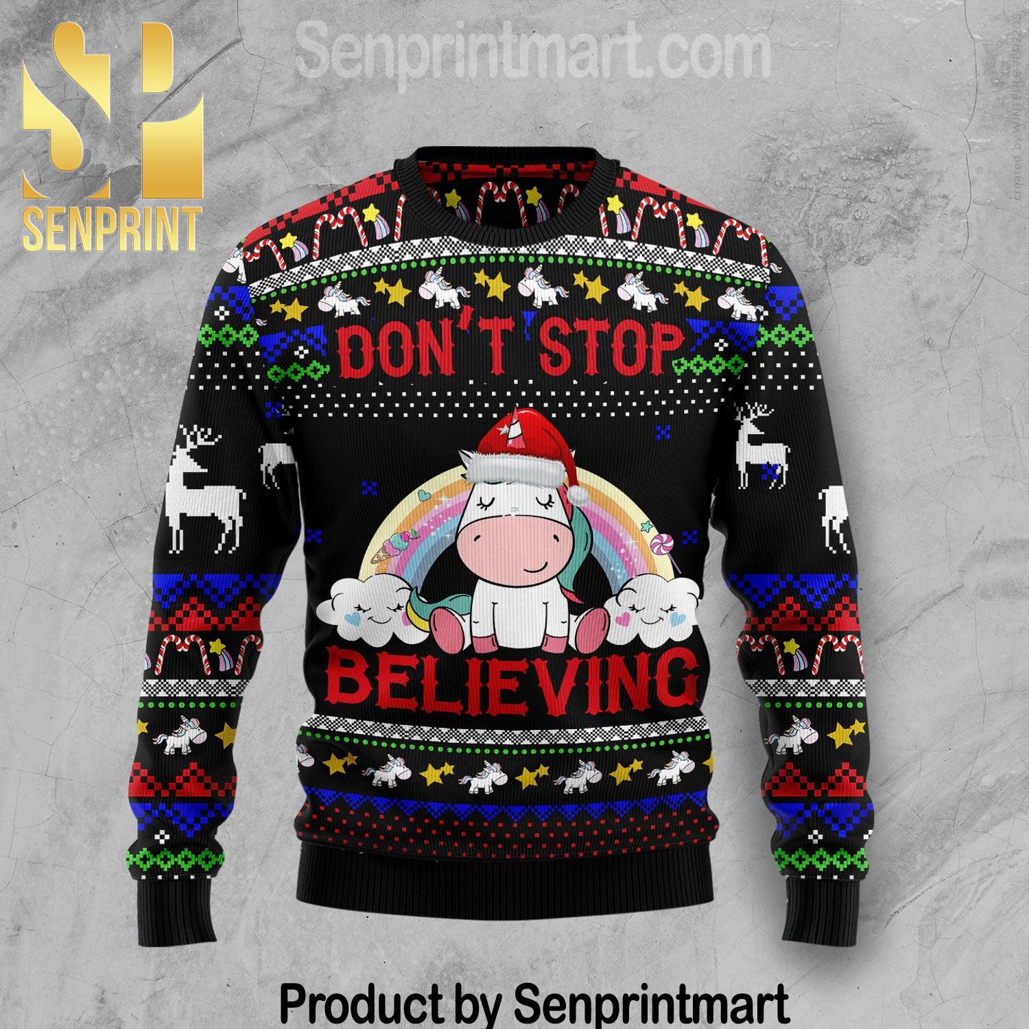 Believing Chirtmas Time 3D Ugly Xmas Sweater