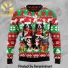 Bernese Mountain Dog Group Xmas Wool Blend Ugly Knit Christmas Sweater