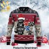 Best Dad Ever Gift Ideas Wool Knitted Pattern Ugly Sweater