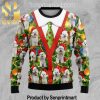 Best Dad Ever Gift Ideas Wool Knitted Pattern Ugly Sweater