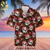 Jack Skellington Emoji Pattern Full Printing Hawaiian Shirt – White