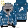 Detroit Lions Jack Skellington And Zero Hot Fashion Unisex Fleece Hoodie