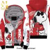 Detroit Red Wings Snoopy New Version Unisex Fleece Hoodie