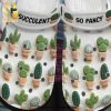 Succulent Plant Gift For Lover Full Printing Crocs Shoes