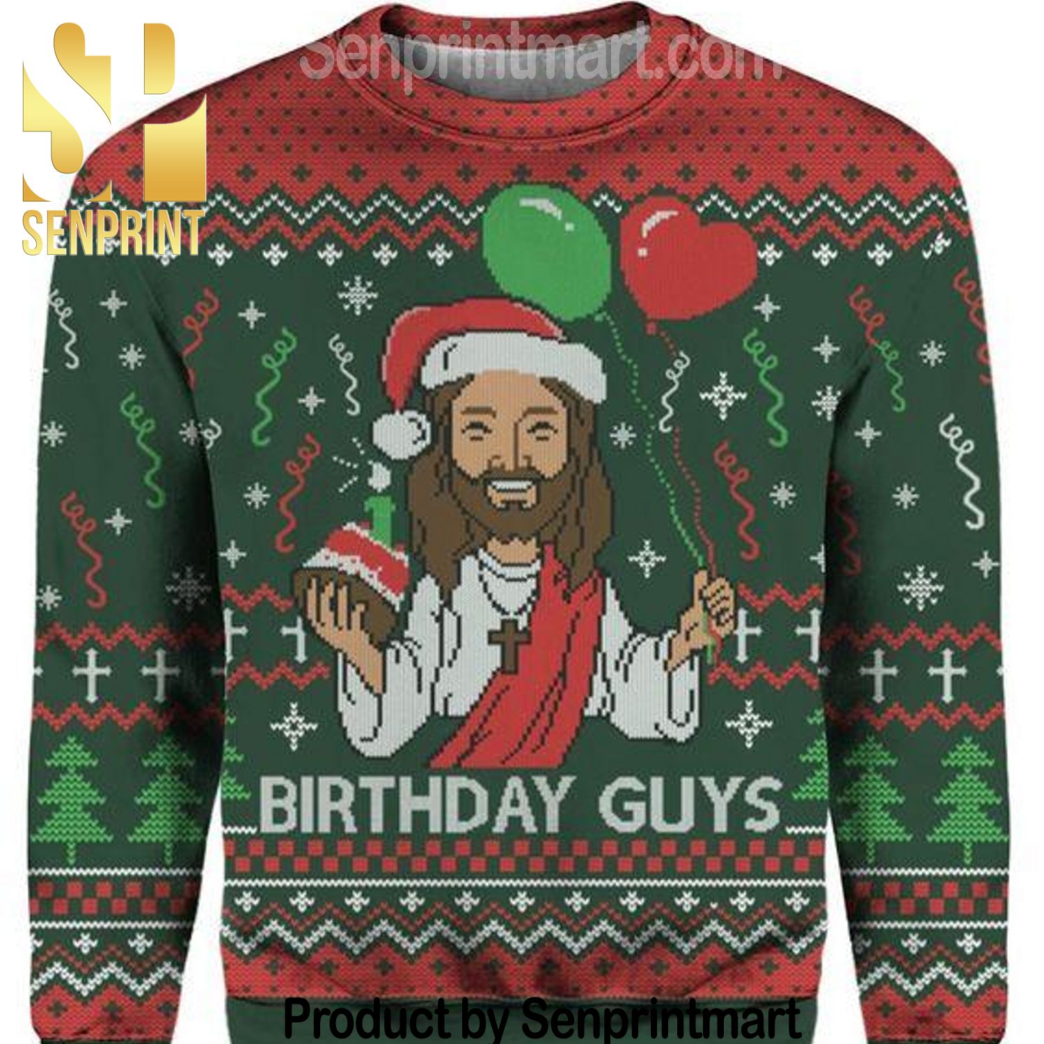 Birthday Guys Xmas Gifts Wool Knitted Sweater