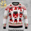 Black Cat Christmas Beauty Chirtmas Time 3D Ugly Xmas Sweater