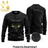 Black Cat Fluffmas 3D Holiday Knit Sweater