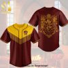 Harry Potter Gryffindor House Logo Hogwarts All Over Print Unisex Baseball Jersey – Red