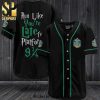 Harry Potter Slytherin Hogwarts All Over Print Unisex Baseball Jersey – Dark Green