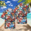 Jameson Irish Whiskey Skull Pattern Full Printing Camo Aloha Summer Beach Hawaiian Shirt – White Green