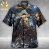 Jason Voorhees Michael Myers Half Face Full Printing Hawaiian Shirt