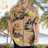 Jim Beam Bottle Seamless Pattern Full Printing Hawaiian Shirt And Beach Short