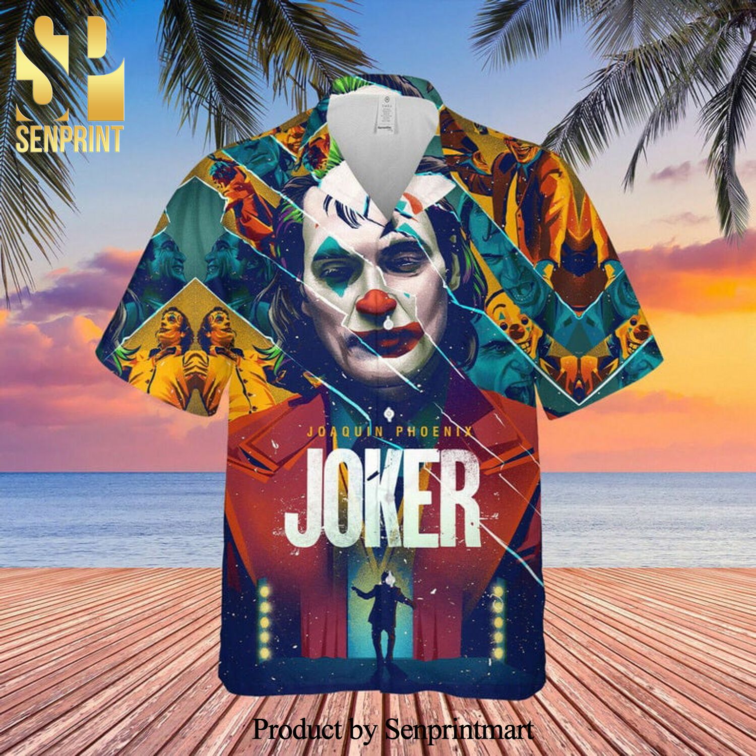 Joaquin Phoenix Joker Full Printing Hawaiian Shirt