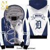 Detroit Tigers Camouflage Veteran Best Combo All Over Print Unisex Fleece Hoodie