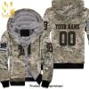 Detroit Tigers Camouflage Veteran Best Combo All Over Print Unisex Fleece Hoodie