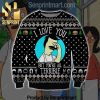Bombay Sapphire Xmas Time Ugly Christmas Wool Knitted Sweater