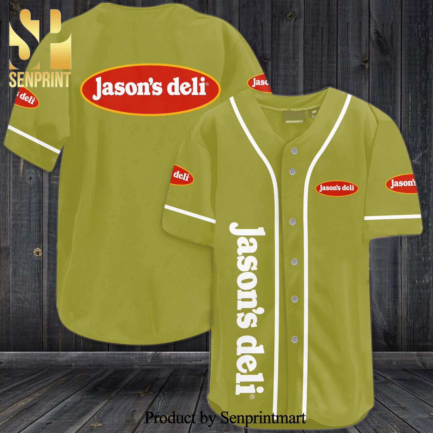 Jason’s Deli All Over Print Baseball Jersey