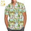 Jurasic Park Logo Dinosaur Full Printing Hawaiian Shirt – Black