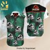 Jurassic Park Full Printing Summer Short Sleeve Hawaiian Beach Shirt