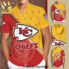 Kansas City Chiefs Full Printing Camo Short Sleeve Dress Shirt Hawaiian Summer Aloha Beach Shirt – Black