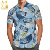 Kansas City Chiefs Full Printing Flowery Short Sleeve Dress Shirt Hawaiian Summer Aloha Beach Shirt – Red