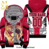 Donovan Smith 76 Tampa Bay Buccaneers NFC South Division Champions Super Bowl Hot Version All Over Printed Unisex Fleece Hoodie