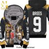 Drew Brees 9 New Orleans Saints Signature 3D Unisex Fleece Hoodie