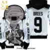 Drew Brees Legend New Orleans Saints NFL Season Personalized Full Print Unisex Fleece Hoodie